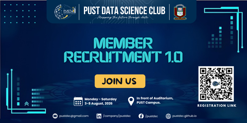 PUST Data Science Club Member Recruitment